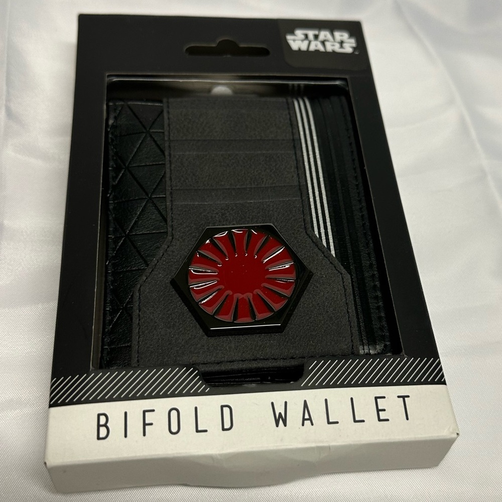 Bioworld Star Wars First Order Bi-fold Wallet - New Women | Color: Black